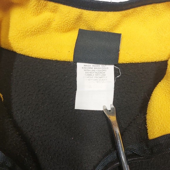 Women's NFL Team Apparel Pittsburgh Steelers 1/4 Zip Fleece Jacket Size Medium - Picture 6 of 12